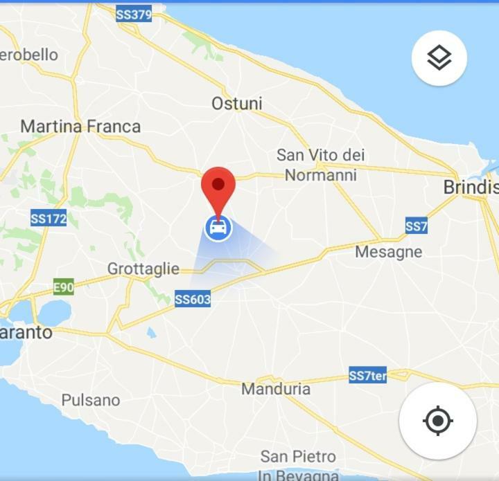 Апартаменты Masseria Cervellera Челье-Мессапика Экстерьер фото